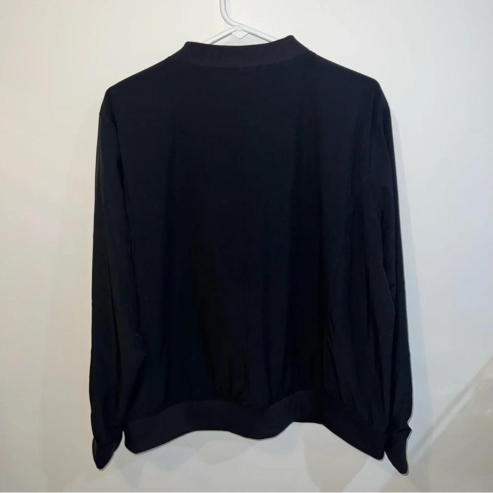 Banana Republic Men’s XL Lightweight Black Bomber Jacket
